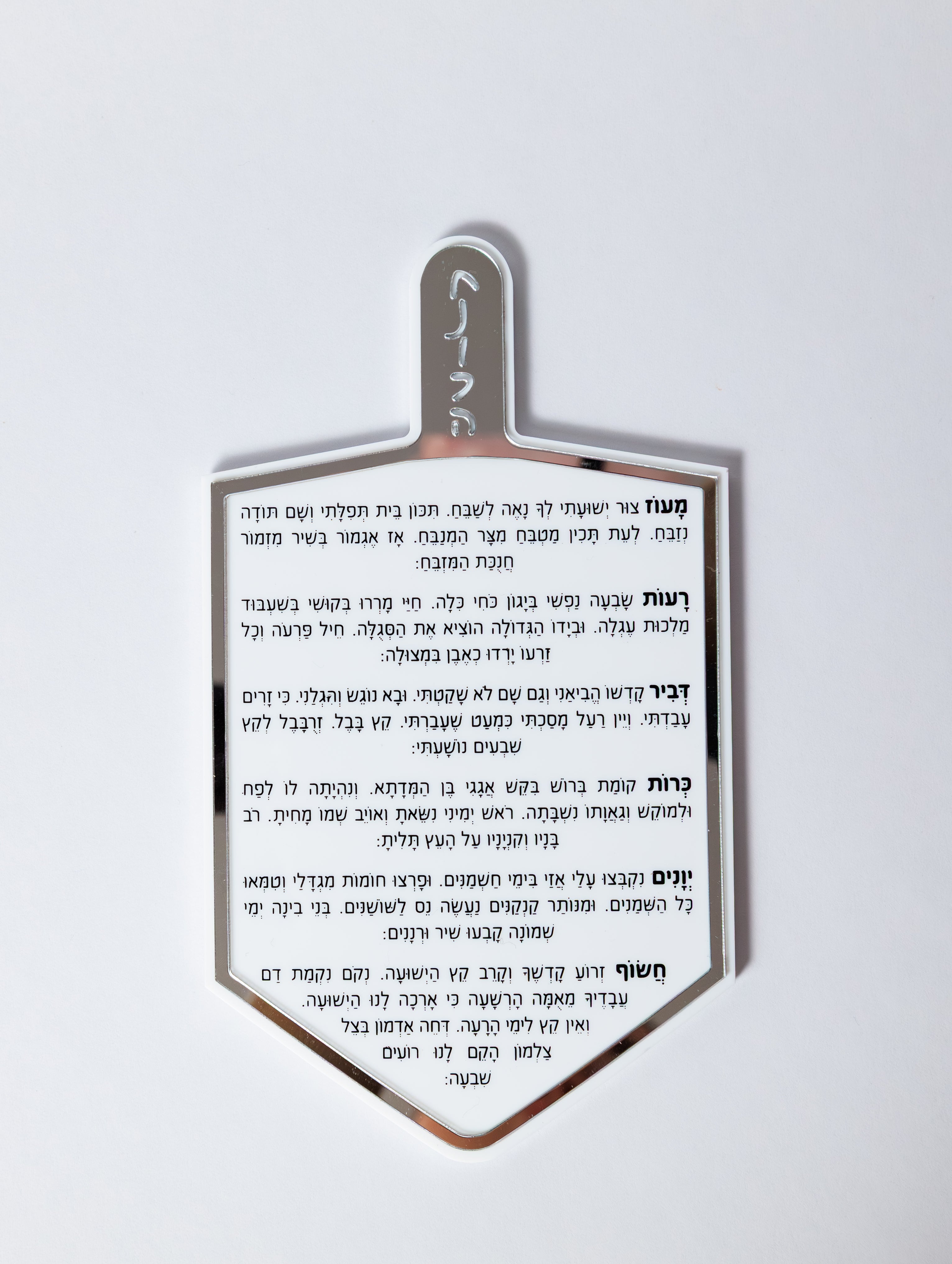 Classic Chanukah Dreidel Card