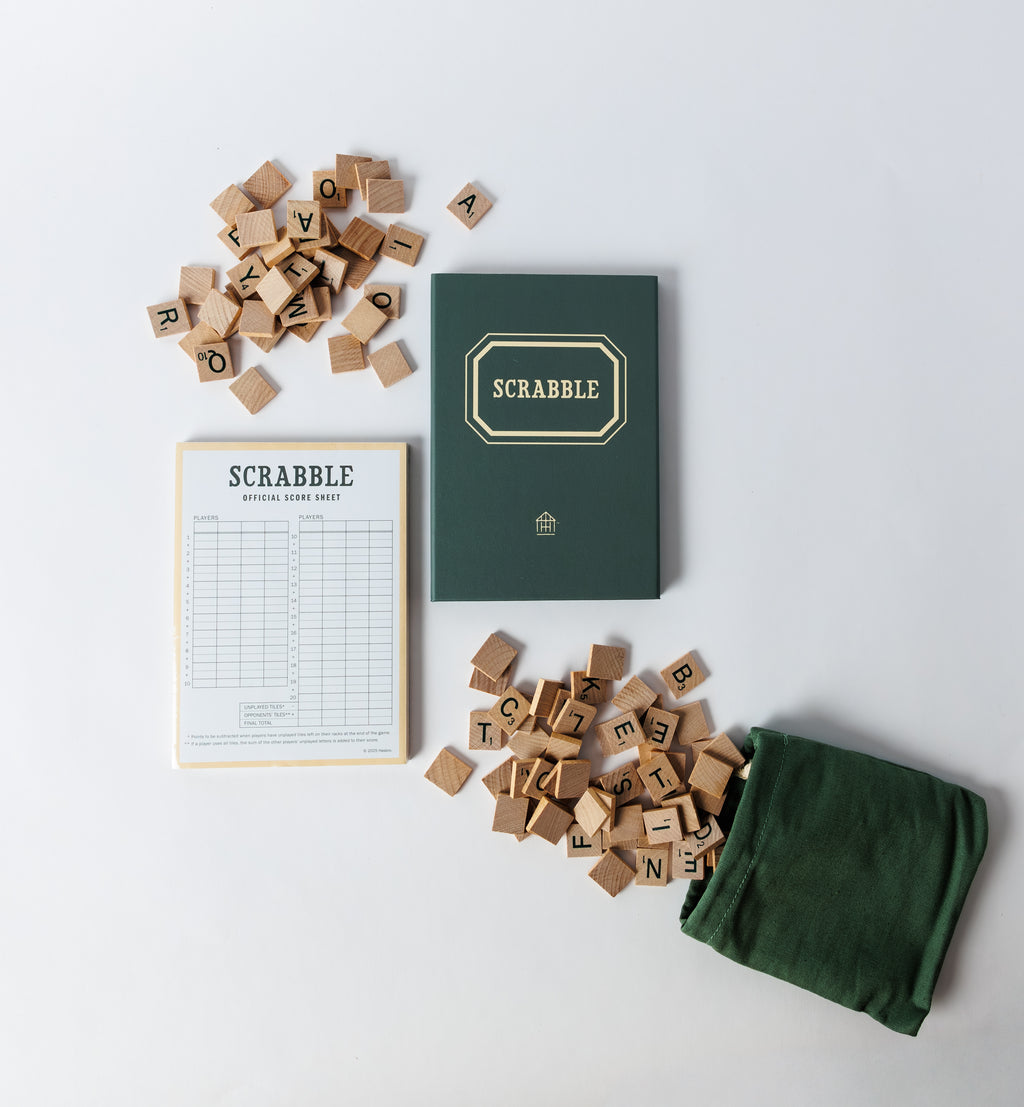 Scrabble Bookshelf Game