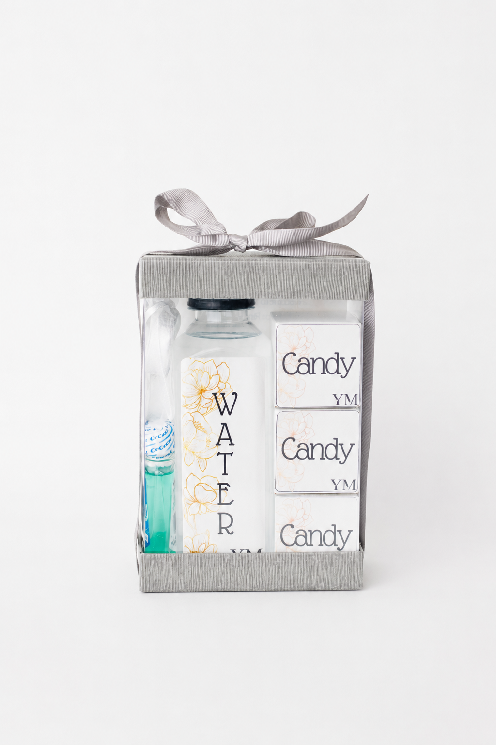 Silver Box with Ribbon