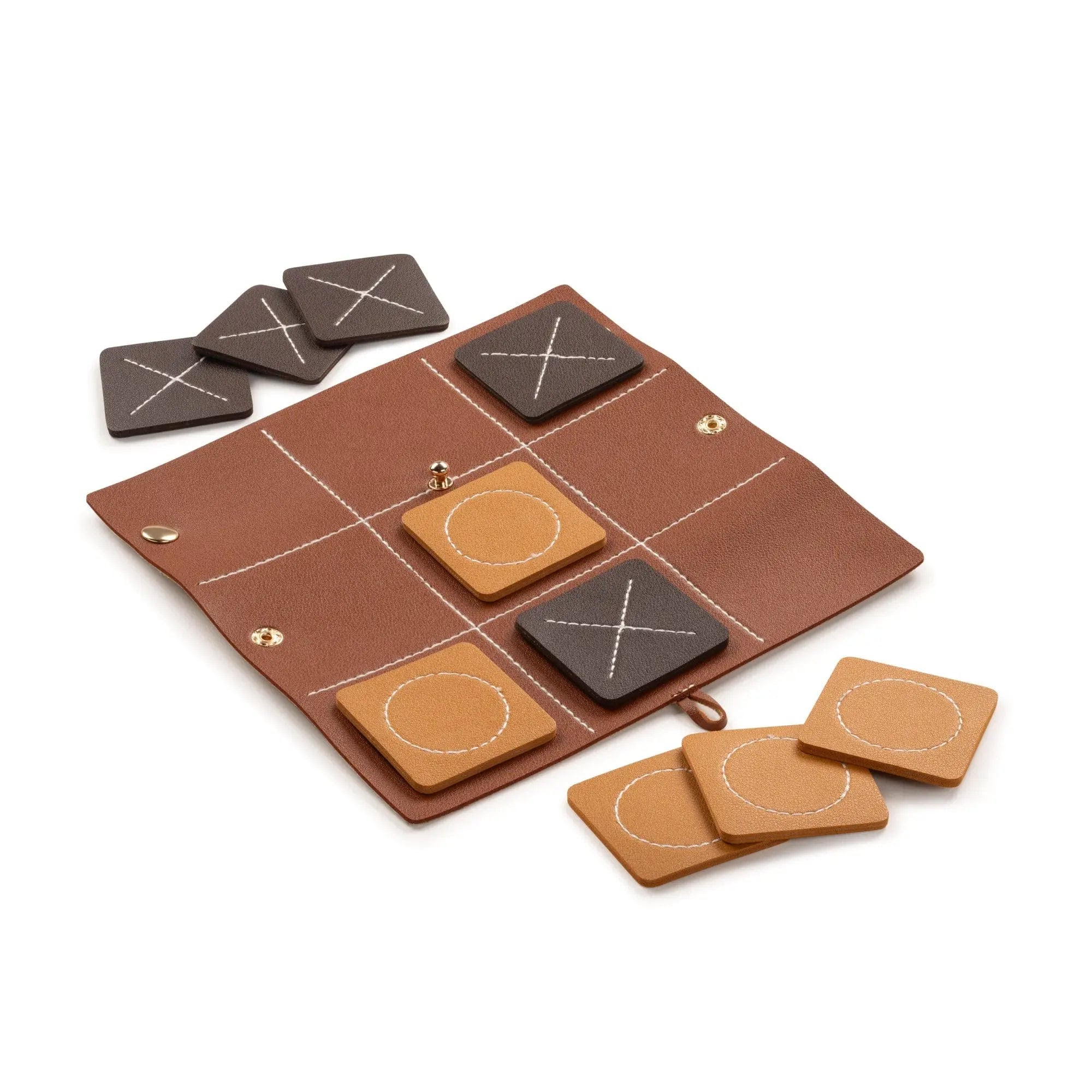 Leather Tic Tac Toe Board